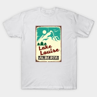 Lake Louise Alberta Canada Skiing Hiking Ski Banff T-Shirt